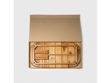 Chiglia: Teakový Venkovní Konferenční Stolek