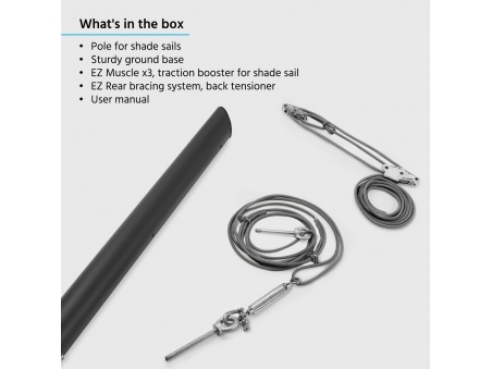 EZ Mast -  Nové Tyče pro Stínicí Plachty