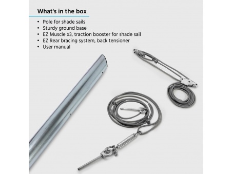 EZ Mast -  Nové Tyče pro Stínicí Plachty