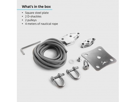 Nástěnný držák sady Kit Muscle x3 s posilovačem trakce