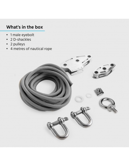 Nástěnný držák sady Kit Muscle x3 s posilovačem trakce