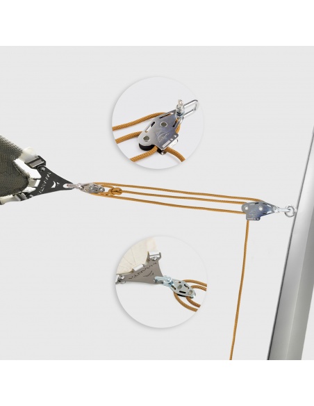 Nástěnný držák sady Kit Muscle x3 s posilovačem trakce