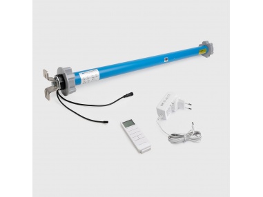 Motor + 12V nabíječka + dálkové ovládání - Kompletní sada motorizace pro vertikální žaluzie Maanta