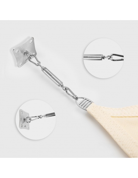 Sada Ukotvení EZ Wall Fix Do Zdi Pro Sluneční Plachtu