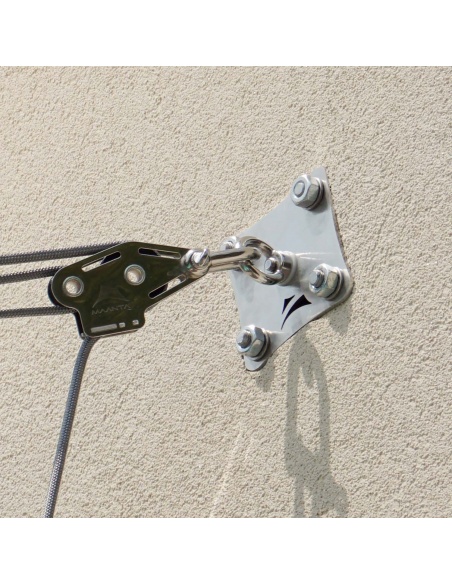 Sada 4 závitových tyčí z pozinkované oceli M10 o délce 12 cm