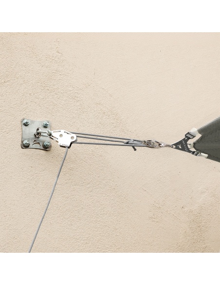 Sada 4 závitových tyčí z pozinkované oceli M10 o délce 12 cm