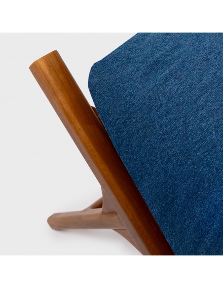 Tuga: Teakové lehátko Unikátní námořní design