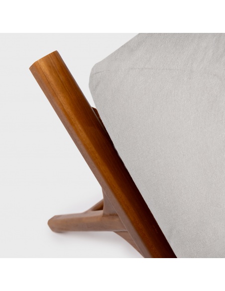 Tuga: Teakové lehátko Unikátní námořní design