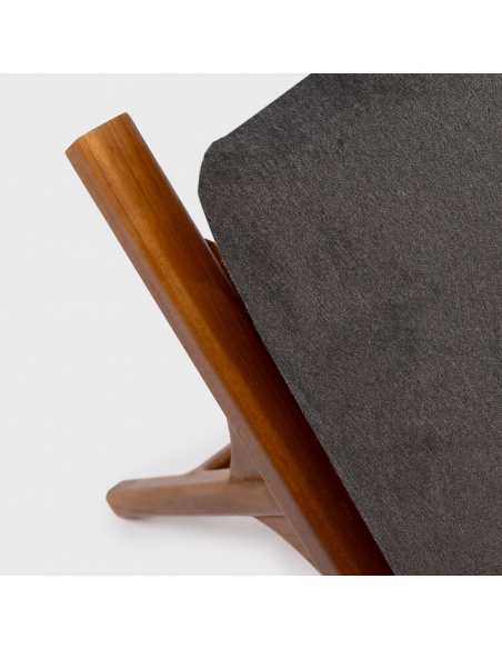 Tuga: Teakové lehátko Unikátní námořní design