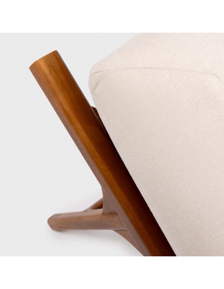 Tuga: Teakové lehátko Unikátní námořní design