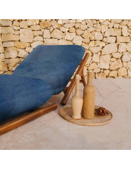 Tuga: Teakové lehátko Unikátní námořní design