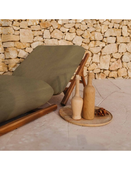 Tuga: Teakové lehátko Unikátní námořní design