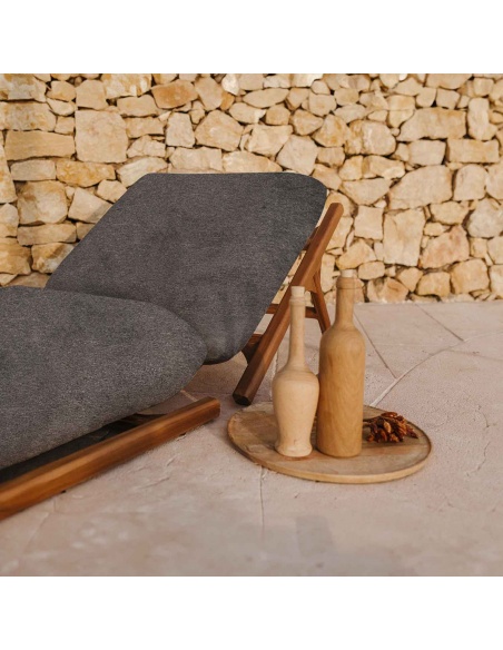 Tuga: Teakové lehátko Unikátní námořní design