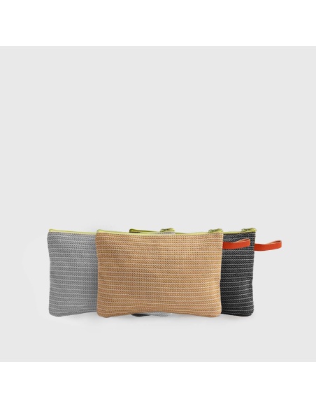 Recyklační taška spojka: Vyrobeno z recyklované tkaniny stínové plachty