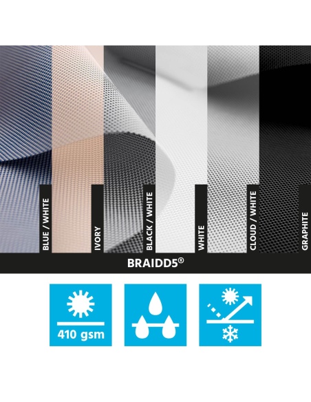 Vzorky tkanin Vertikální markýza