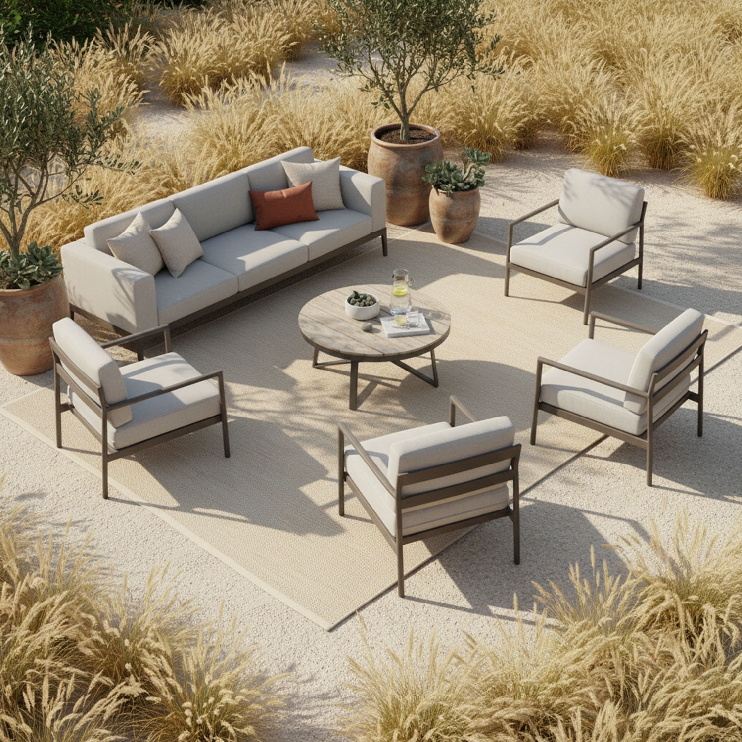 Tramelia: Ručně tkaný venkovní koberec