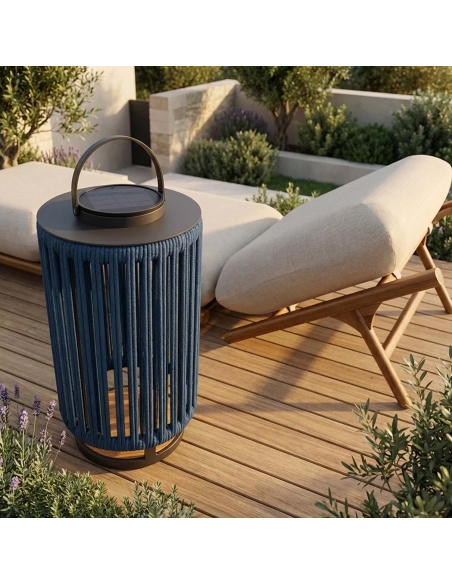 Marinea: Venkovní lampa z pleteného lana