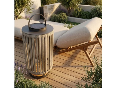 Marinea: Venkovní lampa z pleteného lana