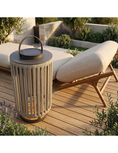 Marinea: Venkovní lampa z pleteného lana