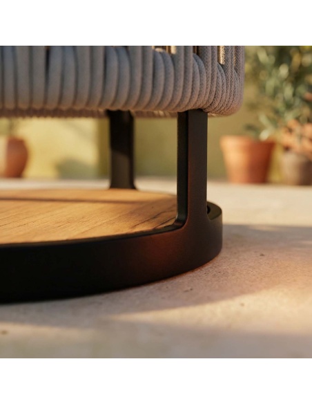 Marinea: Venkovní lampa z pleteného lana