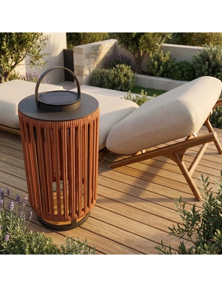 Marinea: Venkovní lampa z pleteného lana