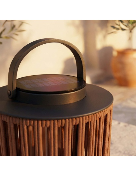 Marinea: Venkovní lampa z pleteného lana