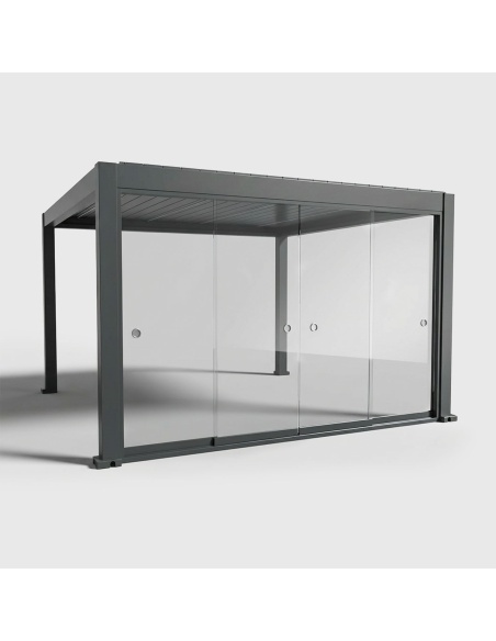 Posuvné skleněné stěny pro Lyra T6 - Pergola uzavřená sklem