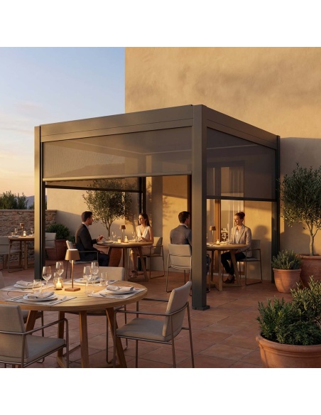 Manual Zip Screen - ZIP screenová roleta pro pergolu Lyra T6