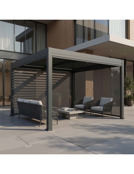 Manual Zip Screen - ZIP screenová roleta pro pergolu Lyra T6