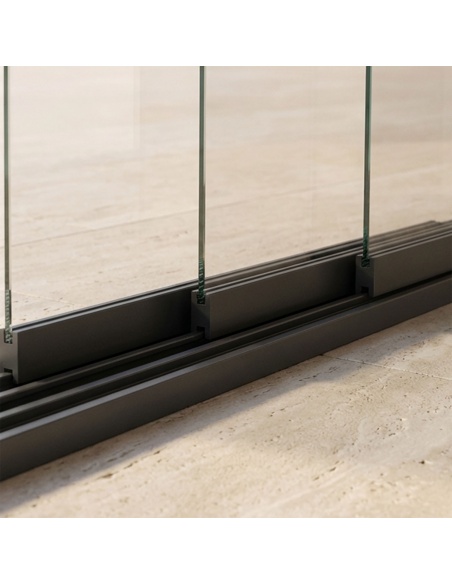 Posuvné skleněné stěny pro Lyra T6 - Pergola uzavřená sklem