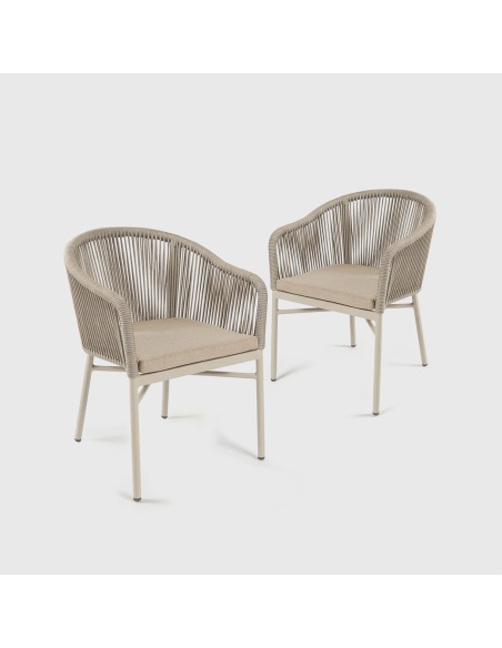 Liara: Venkovní Židle z Olefinového Lana Anti-UV
