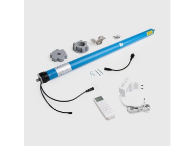 Sada motoru + 12V nabíječka baterií + dálkové ovládání pro stahovací markýzy