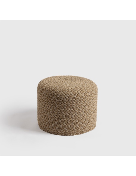 Thyrea: Pletený Venkovní Pouf v Designu Maanta