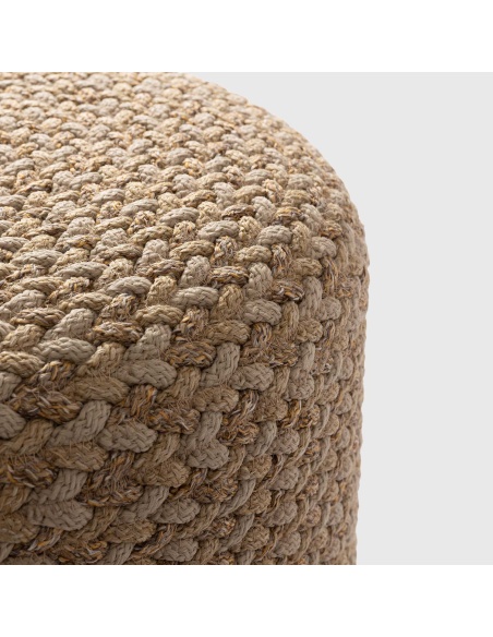 Thyrea: Pletený Venkovní Pouf v Designu Maanta