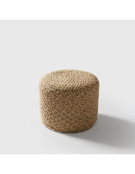 Thyrea: Pletený Venkovní Pouf v Designu Maanta