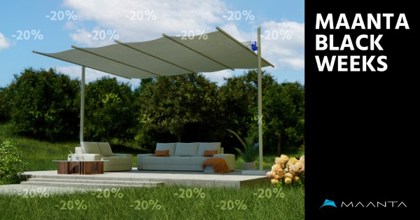 maistra pergola autoportante retrattile