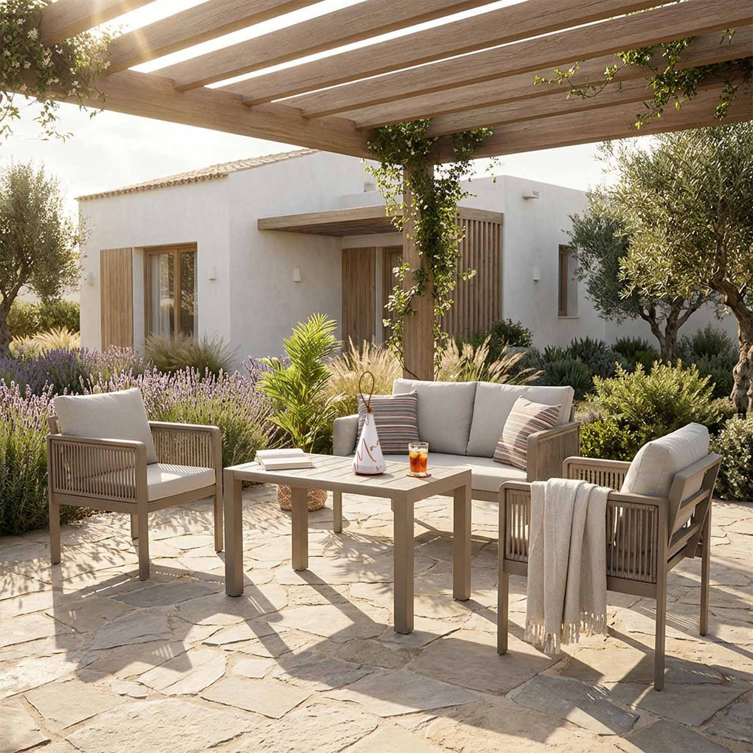 Na zahradu i do interiéru, jeden set