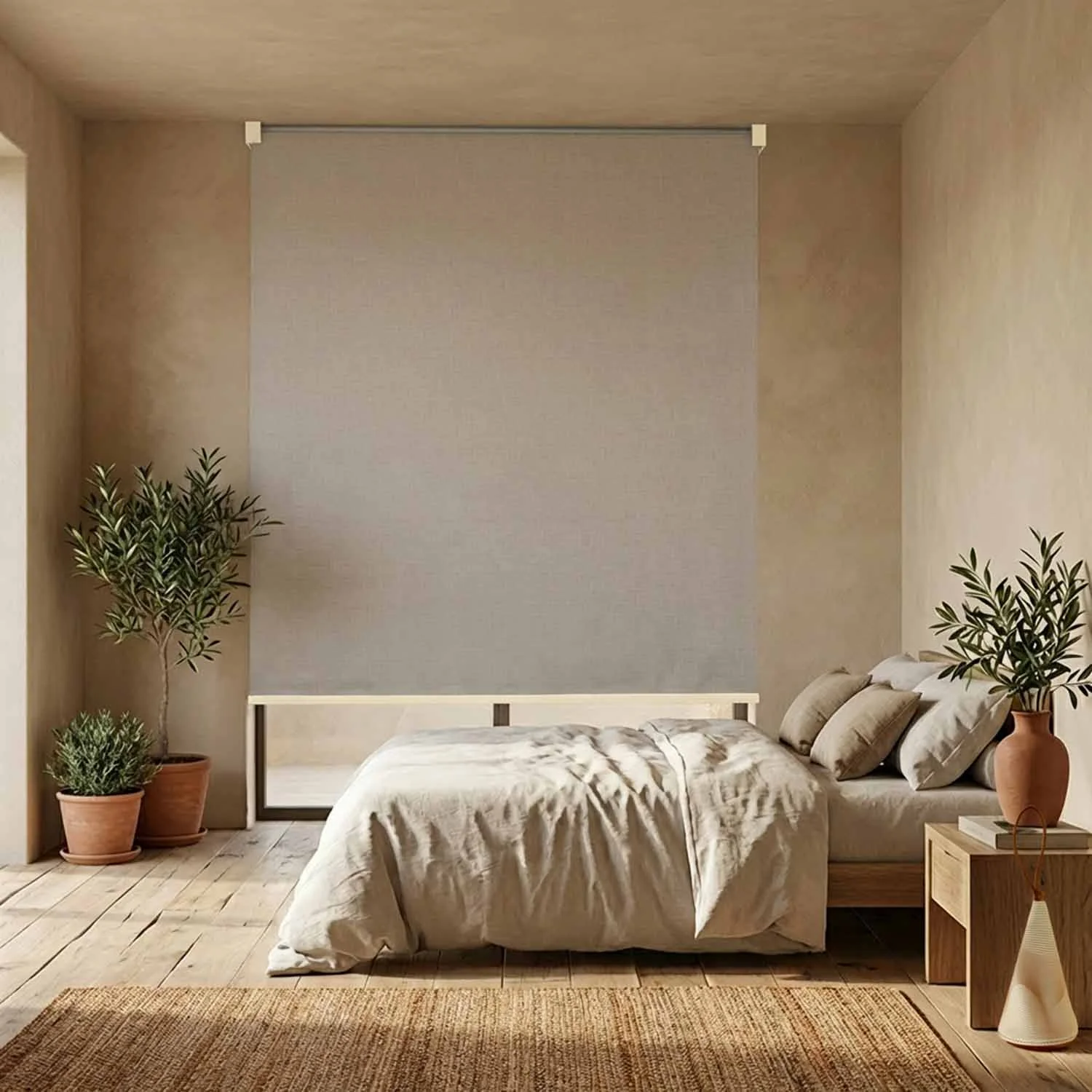 Canvas Blackout Cloud Grey – deska Natural Taupe